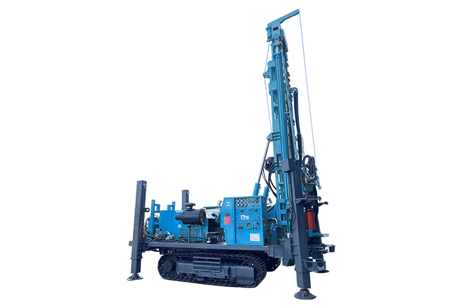 Crawler water well drilling rig